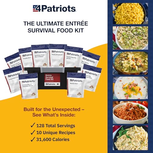 128 Tasty Freeze-Dried MRE Survival Meals P45288