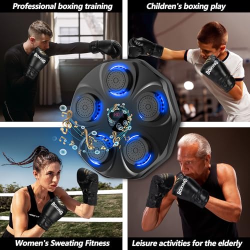 Large Size Wall Mounted Electronic Boxing Target with Boxing Gloves J322012