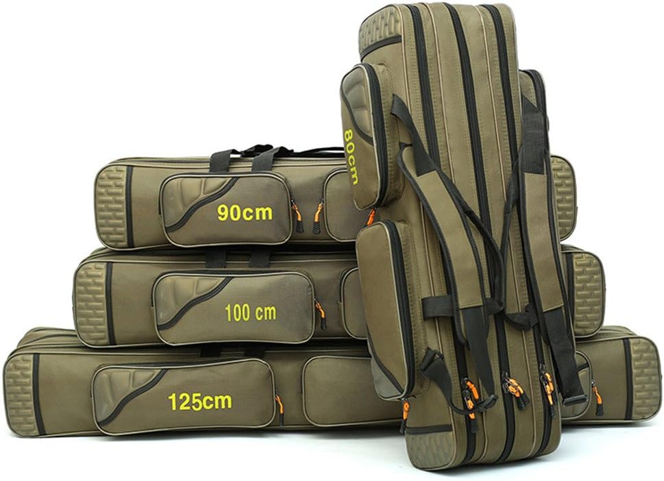 3 Layers Portable Folding Fishing Rod Carrier Case Y65470