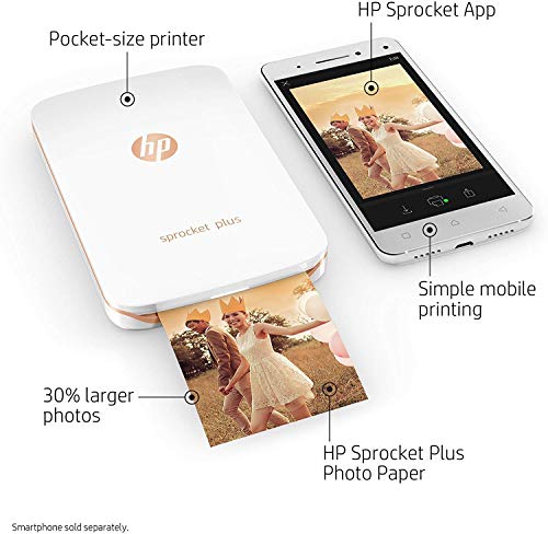 Portable Color Photo Printer 2x3" Black X76163
