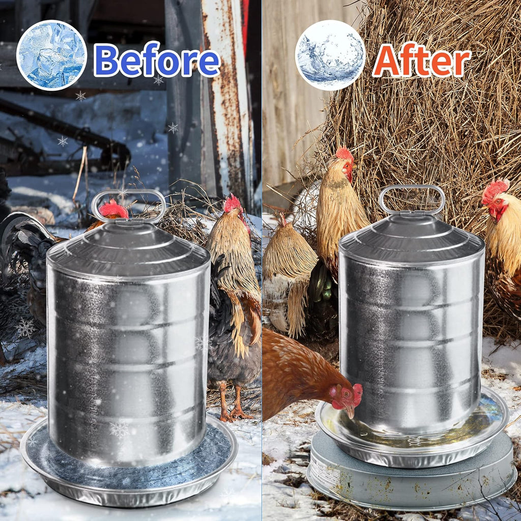 Heated Base Chicken Water Heater 125 Watts H47501