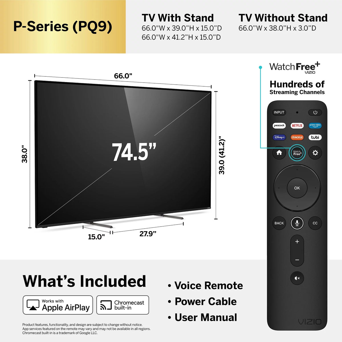 75 Class 4K QLED HDR Smart TV S536
