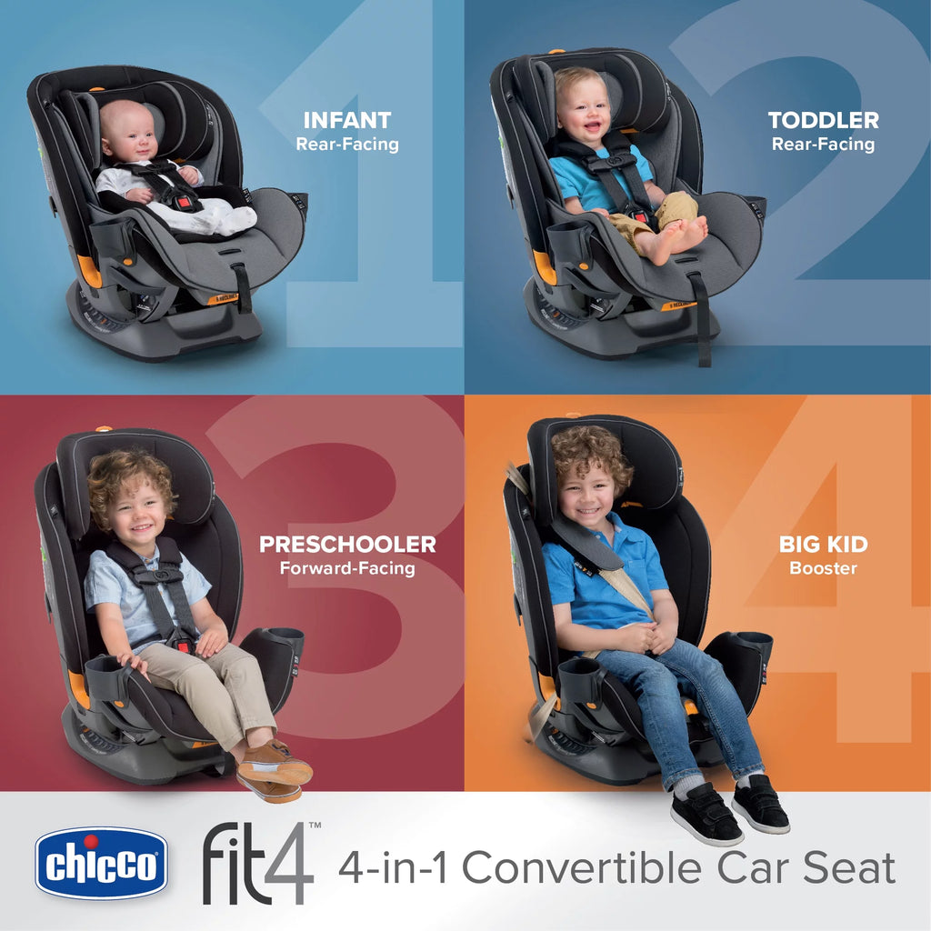 4-in-1 Convertible Car Seat Navy Purple G767