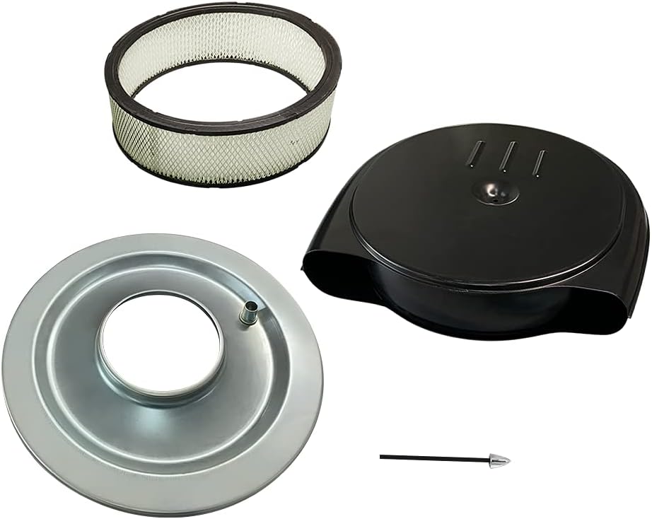 Steel Air Cleaner Set Black Finished G259894