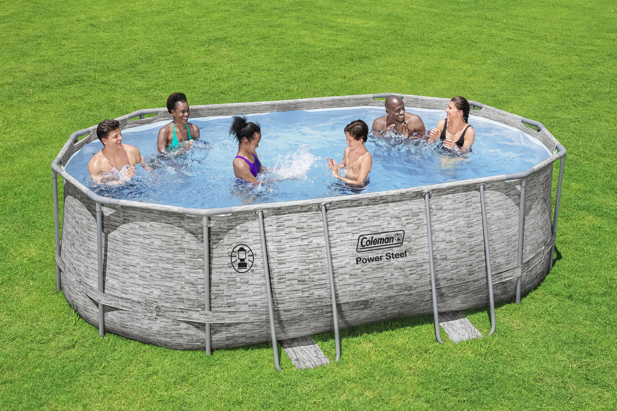 16' x 10' x 48" Oval Above Ground Pool Set T31955