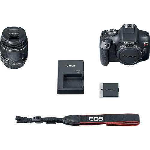 Canon EOS Rebel T7 DSLR Camera with 18-55mm Lens (5 Items) O62042