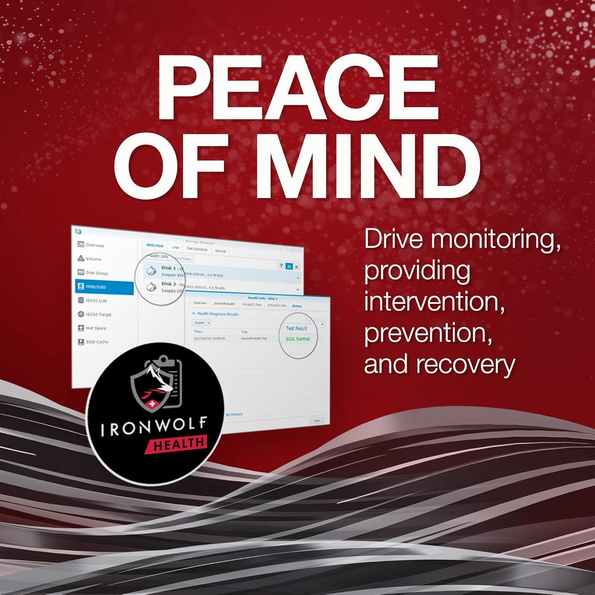 10TB NAS Internal Hard Drive HDD CMR 3.5 Inch SATA 6Gb/s 7200 RPM 256MB Cache Y580877