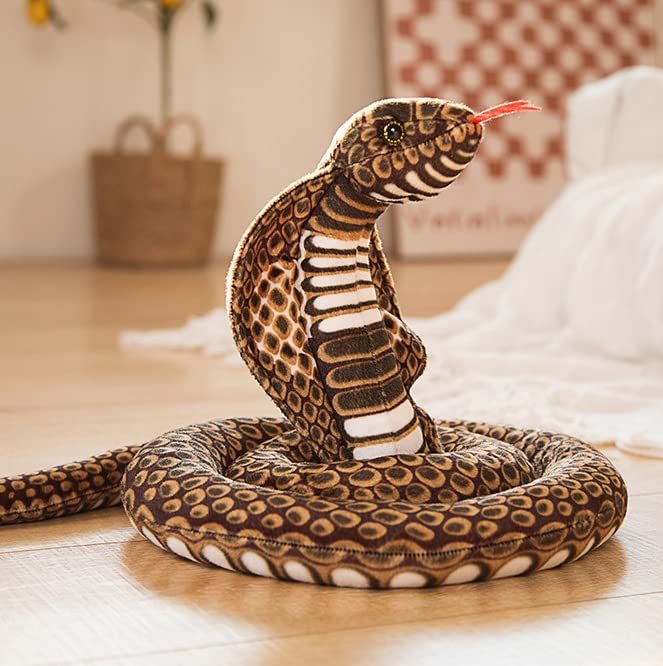 Large King Cobra Plush Stuffed Animal Toy U531
