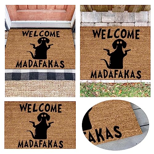 Black Outdoor Door Mat S6117