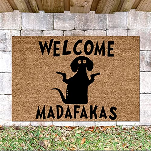 Black Outdoor Door Mat S6117