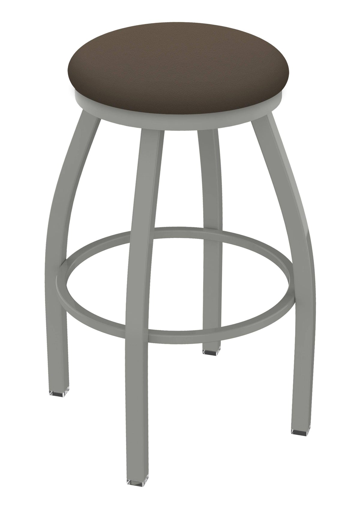 Swivel Counter Stool with Anodized Nickel Finish W6481