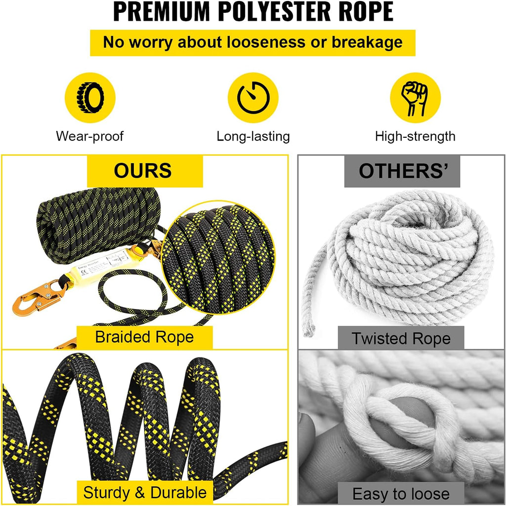50 ft Polyester Fall Protection Rope G177
