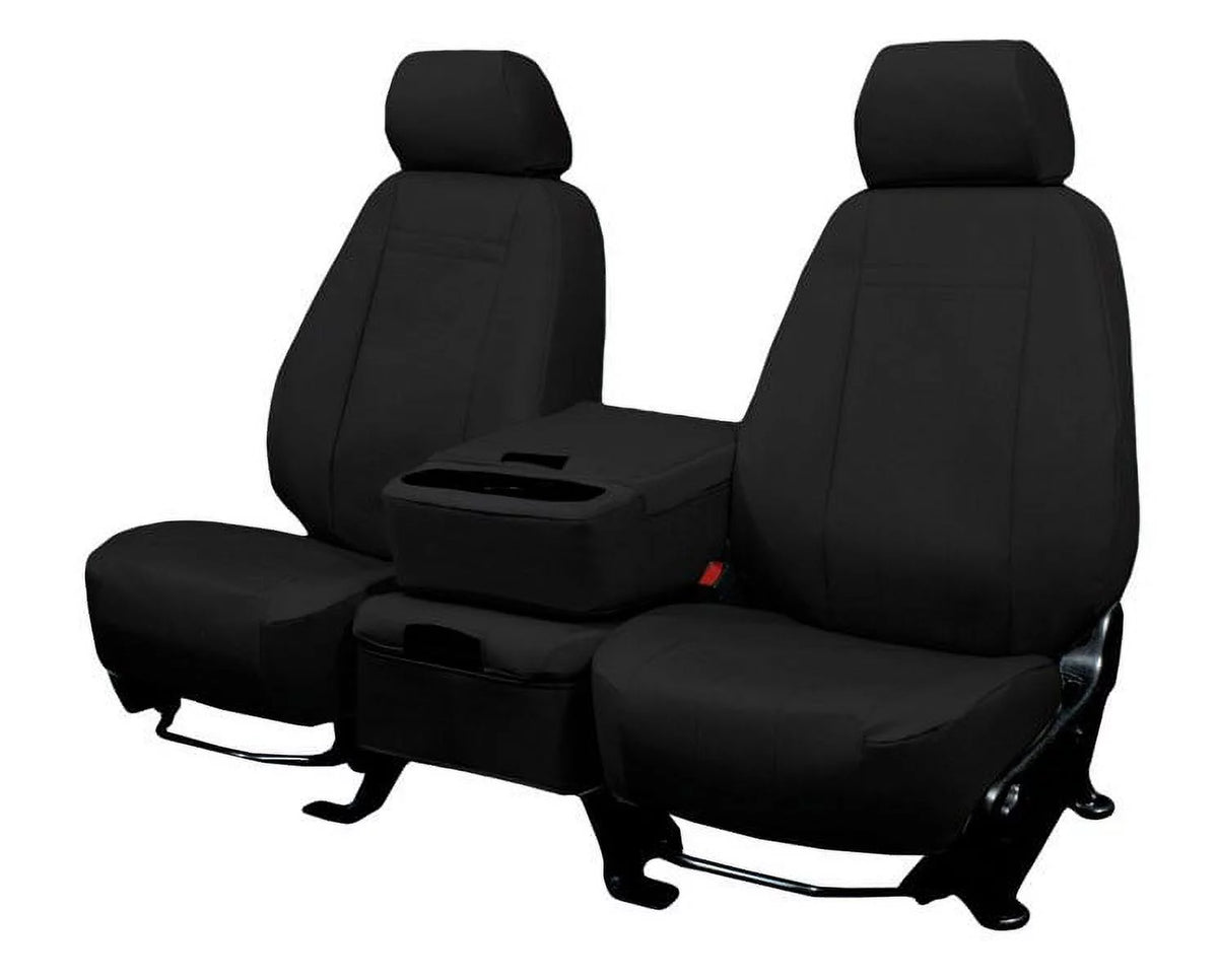 Rear 60/40 Split Back Solid Cushion Seat Covers Black Insert and Trim C456