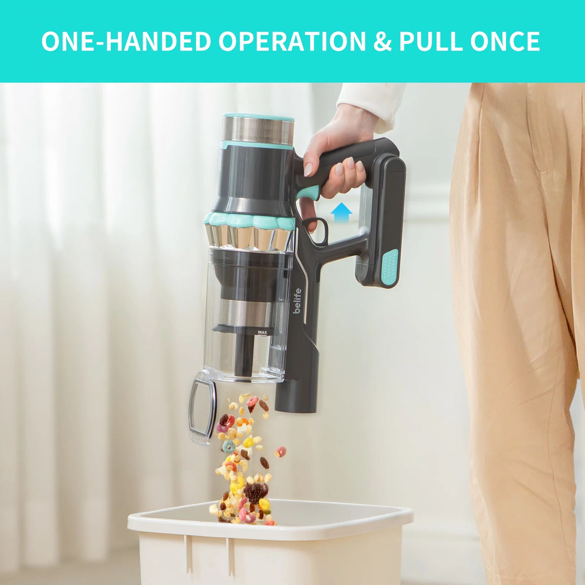 Cordless Stick Vacuum Cleaner 26Kpa 6-in-1 D24420
