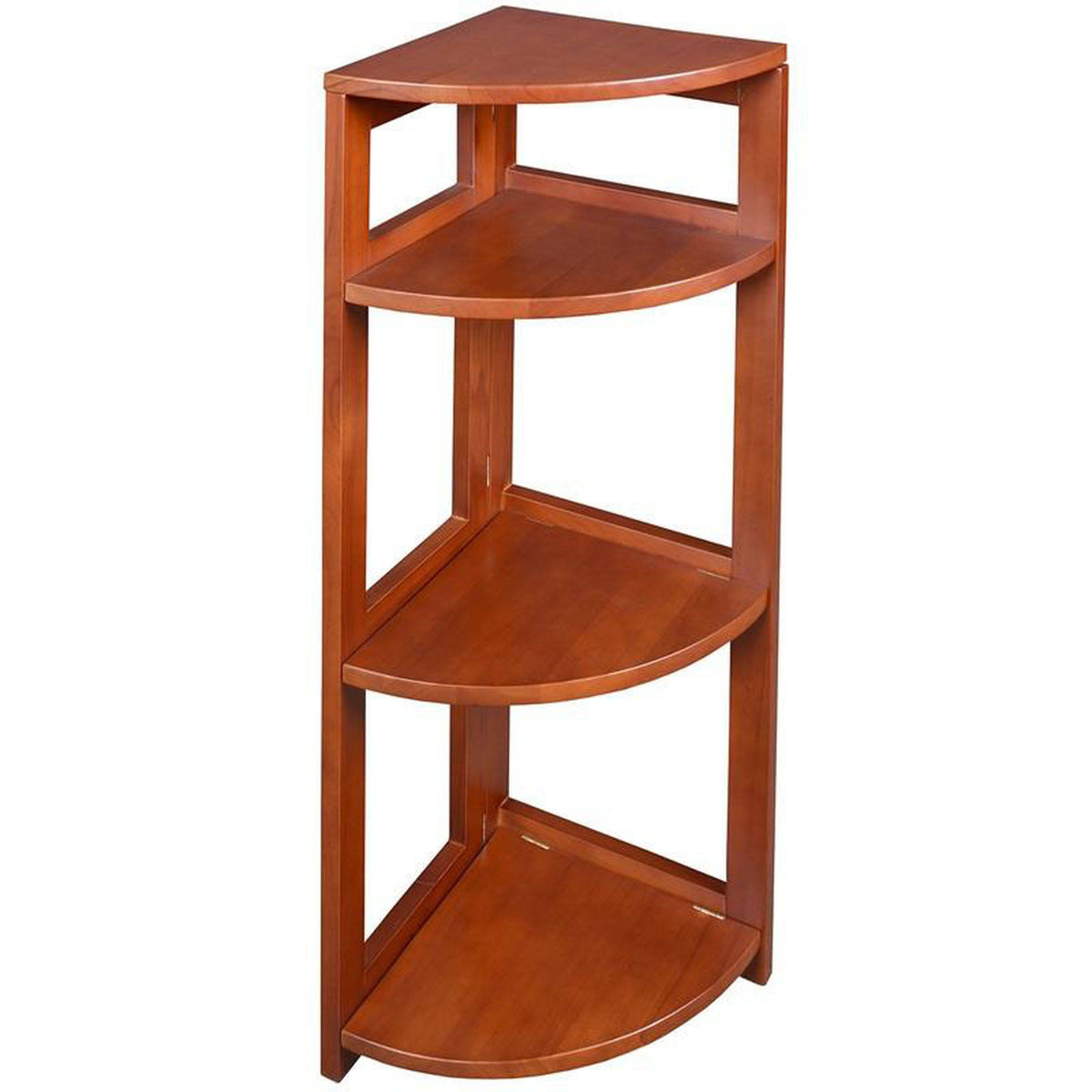 Cherry Corner Folding Bookcase Z272
