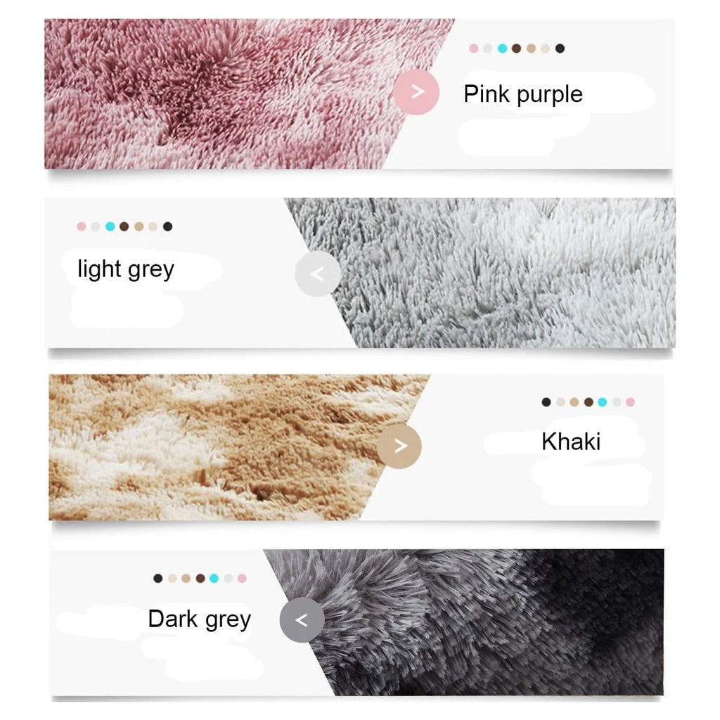 Super Soft Indoor Modern Rugs, Anti-Skid Washable, Dark Grey T65768