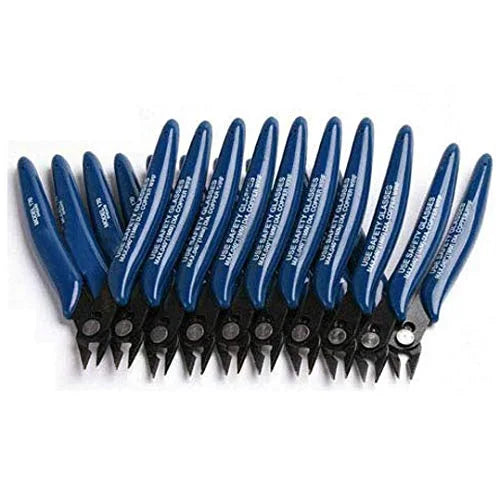 10pcs 5" Blue Flush Cutter Diagonal Cutting Pliers Wire Cutter Q23884