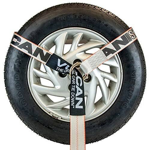 2 inch x 96 inch Car Tie Down with Snap Hooks, 4 Pack N86735