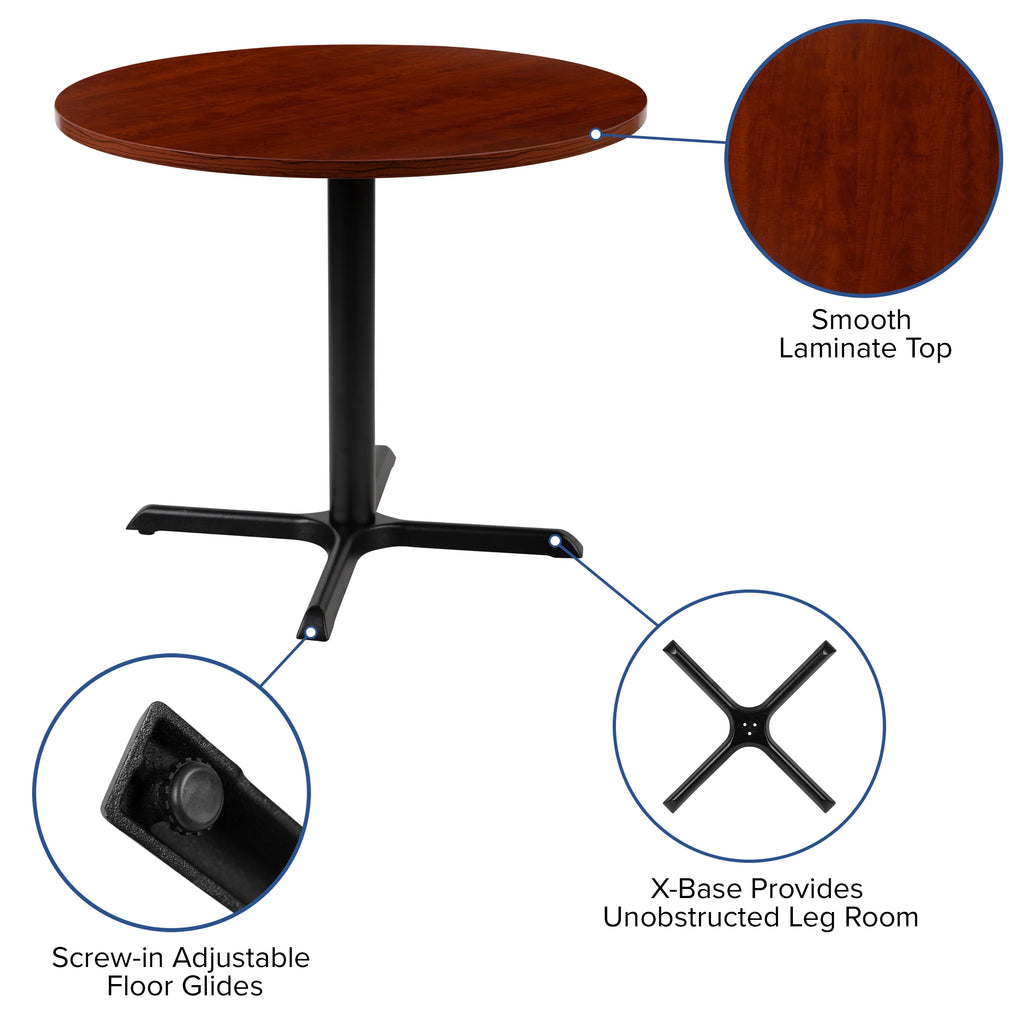 36" Round Multi-Purpose Conference Table in Cherry H790