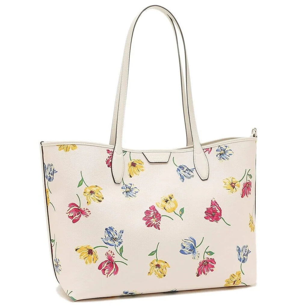 Ivory Floral Tote Bag P952063