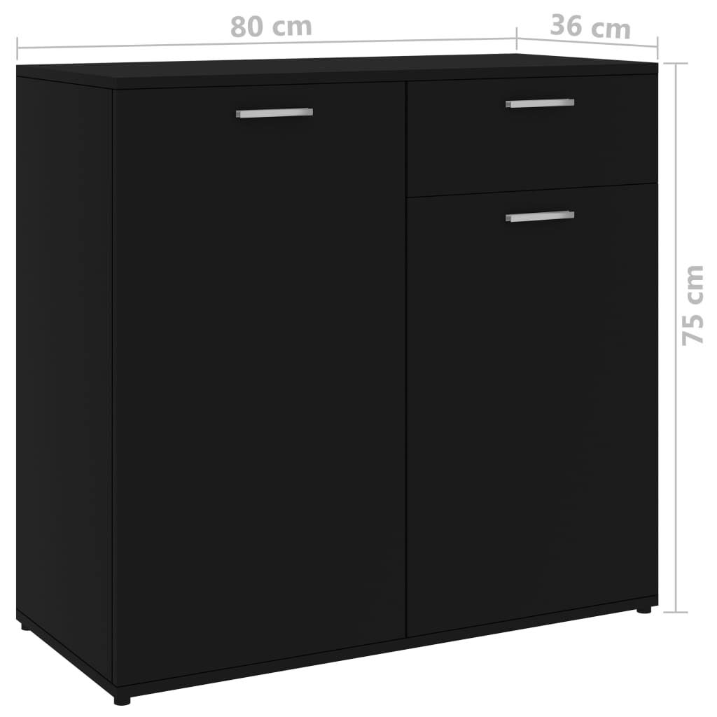 Sideboard Black Chipboard B865821