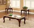 3 Piece Table Set, Dark Oak C8615