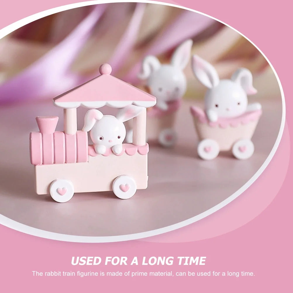 Mini Toy Ornaments Dollhouse Rabbit Decor Z91951