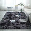 Super Soft Indoor Modern Rugs, Anti-Skid Washable, Dark Grey T65768