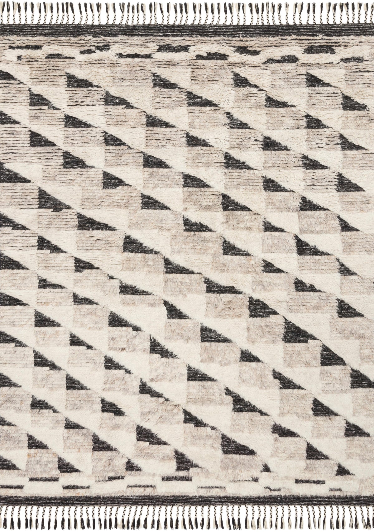 Natural Black 5'6 x 8'6 Rug I86775