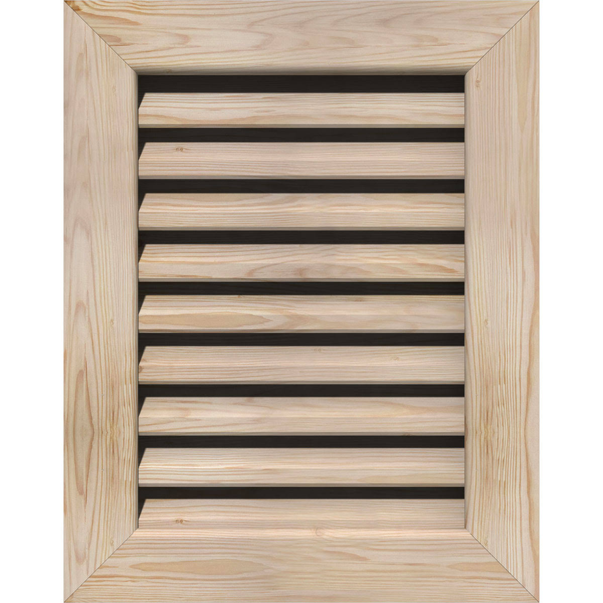 18-in W x 28-in H Vertical Gable Vent Unfinished Smooth Pine P572019