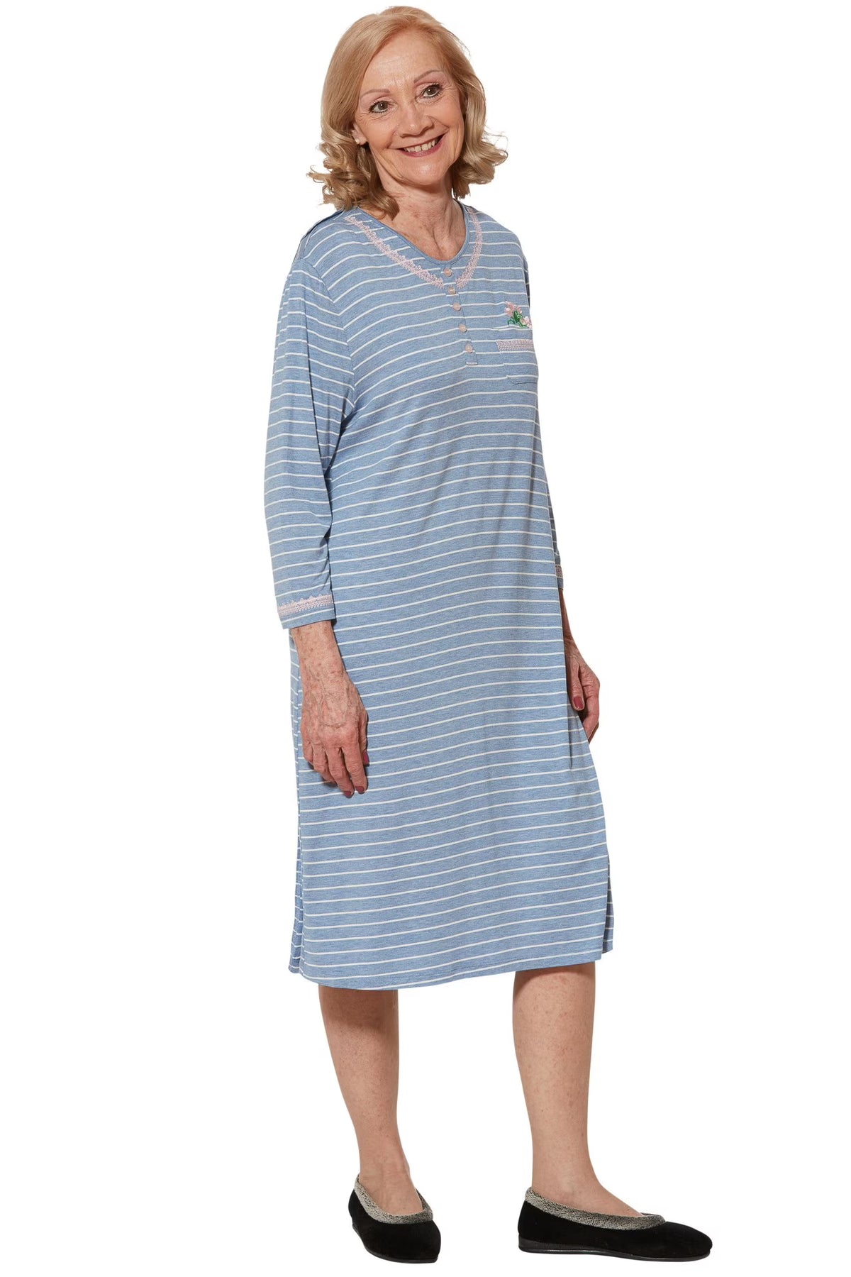 Blue Adaptive Nightgown 1XL U736