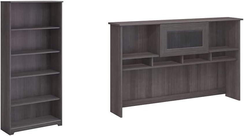 White 5 Shelf Bookcase J794