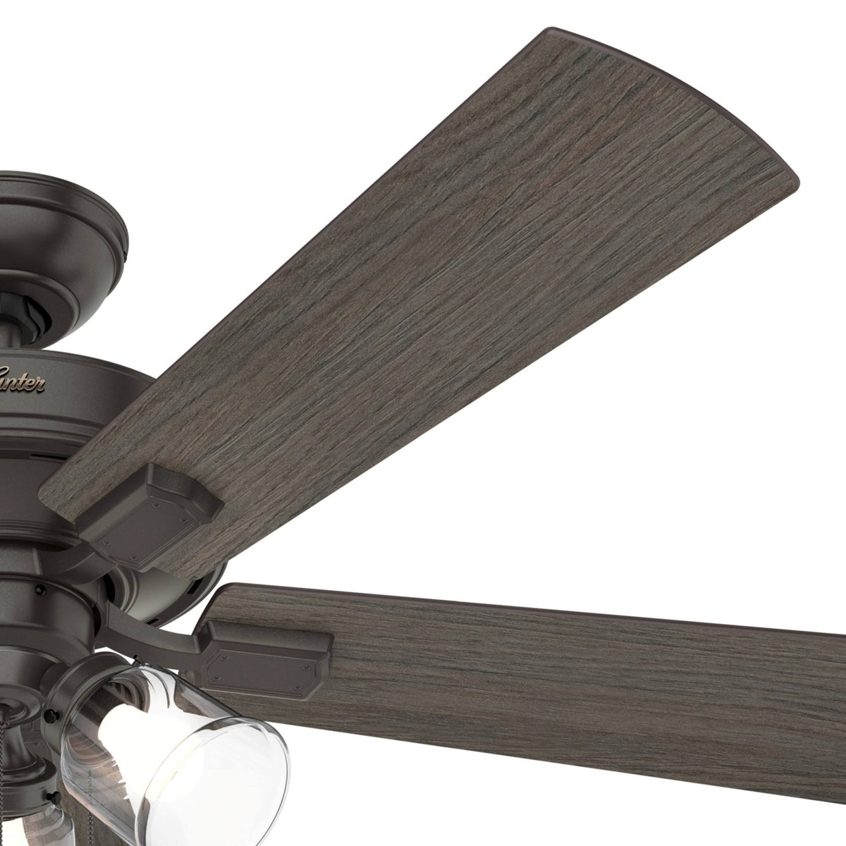 Fresh White Ceiling Fan with Light N55375
