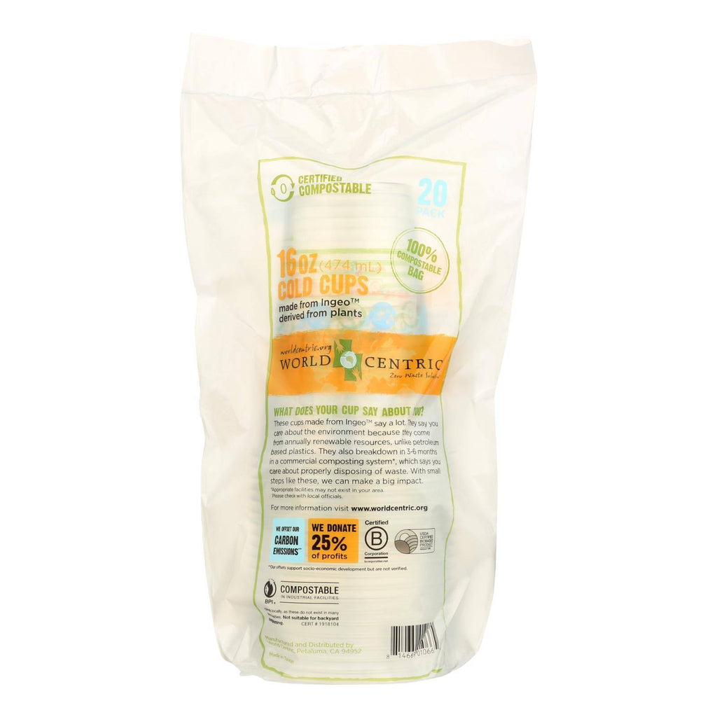 Compostable Clear 16 oz. Case of 12 J433