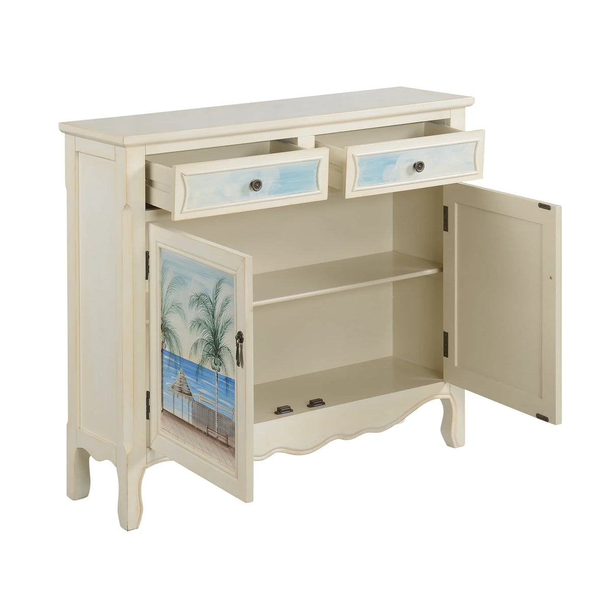 Two Drawer Two Door Cupboard G300909