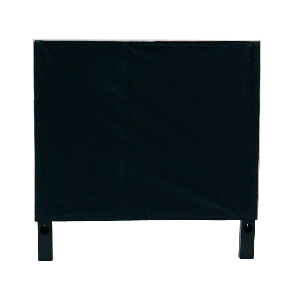 White Faux Leather Upholstered Twin Size Bed with Tufted Headboard H466