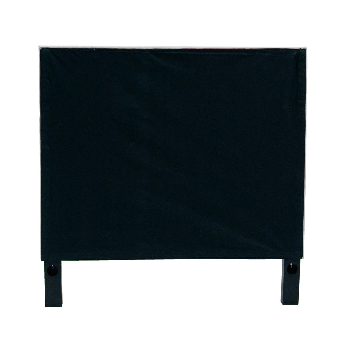 White Faux Leather Upholstered Twin Size Bed with Tufted Headboard H466