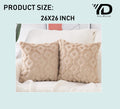 Set of 2 Soft Plush Velvet Decorative Throw Pillow Covers Square Cushion Case A795