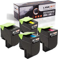 4 Pack Remanufactured Toner Cartridge for Lexmark CS310 CS410 CS510 N7934
