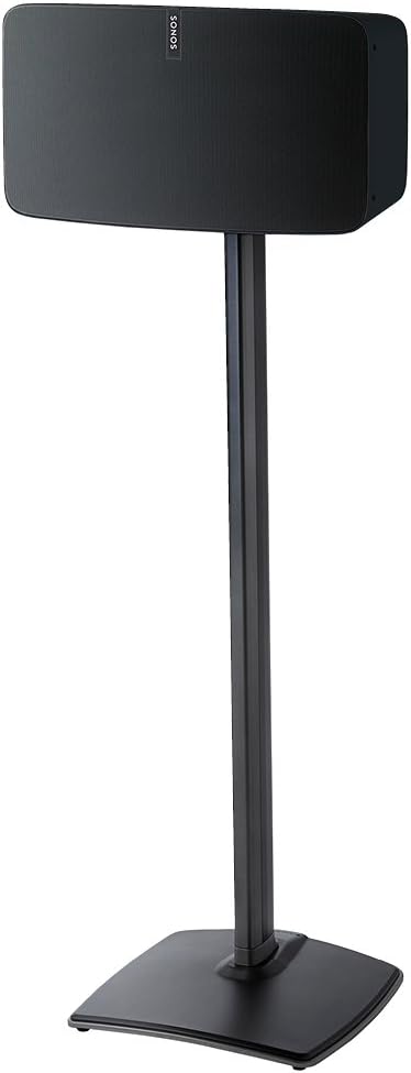 Wireless Speaker Stand with Built-in Cable Management (Black) B198528