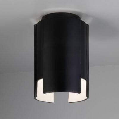 Hammered Copper Flush Mount Light R506