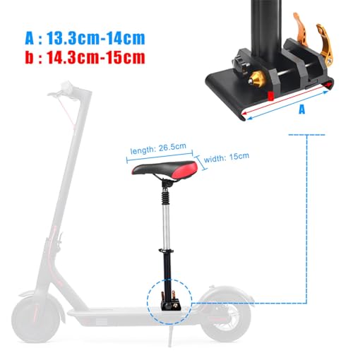Foldable Adjustable Electric Scooter Seat V490576