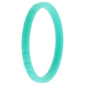 Turquoise Silicone Single Ring O844136