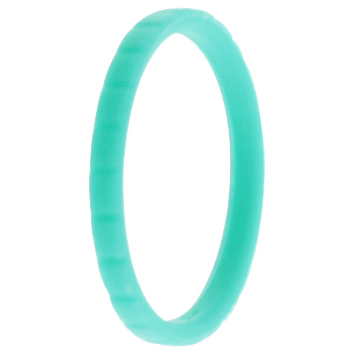 Turquoise Silicone Single Ring O844136