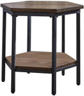 Metal Hexagon End Table G23162