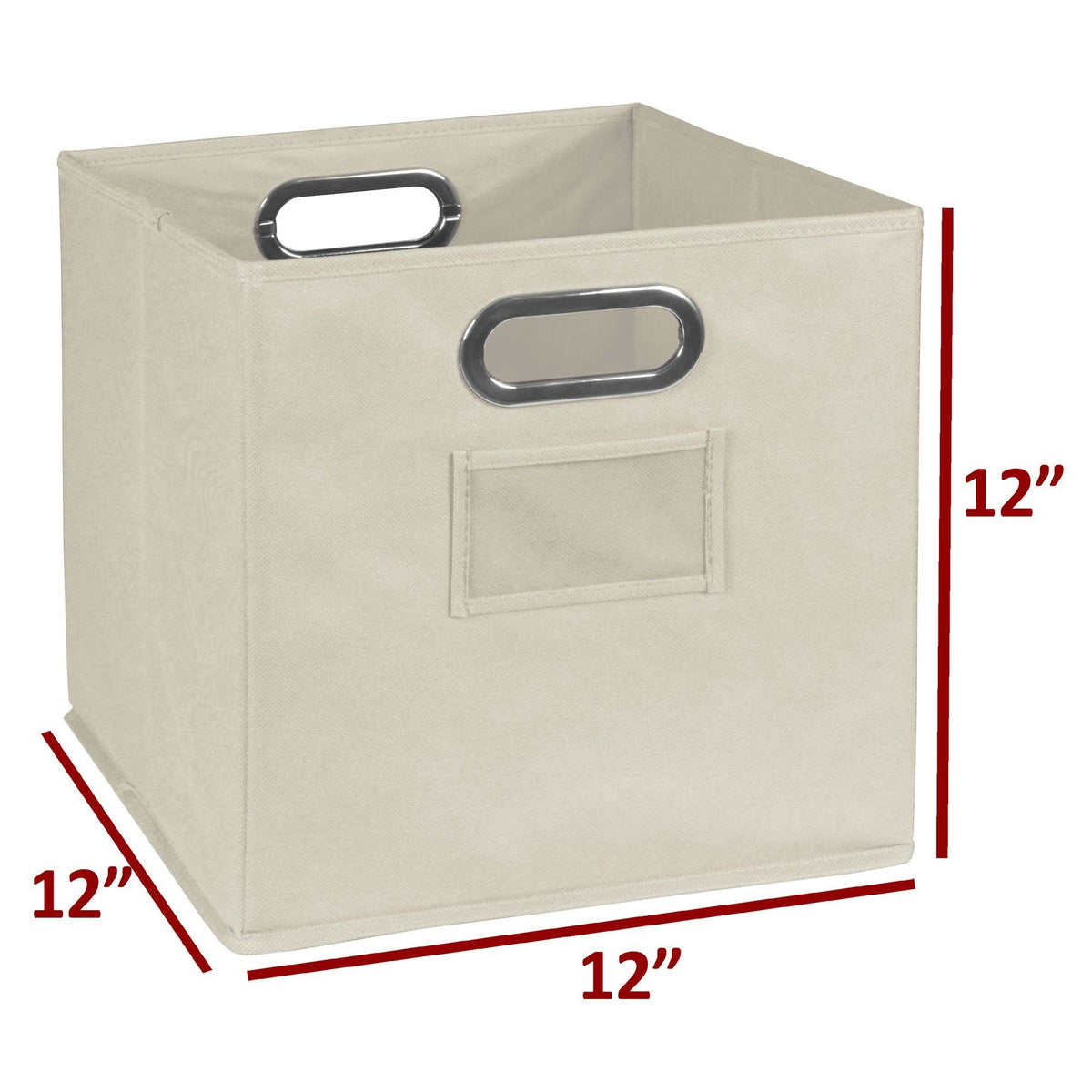 4 Cubes and 2 Canvas Bins Storage Set F1886