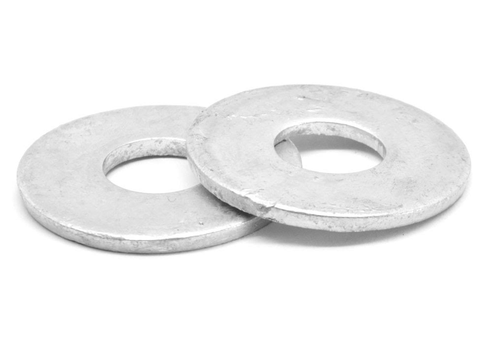 5/8x22 Flat Washer SAE Pattern Low Carbon Steel Hot Dip Galvanized Pk P995962