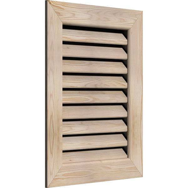 18-in W x 28-in H Vertical Gable Vent Unfinished Smooth Pine P572019