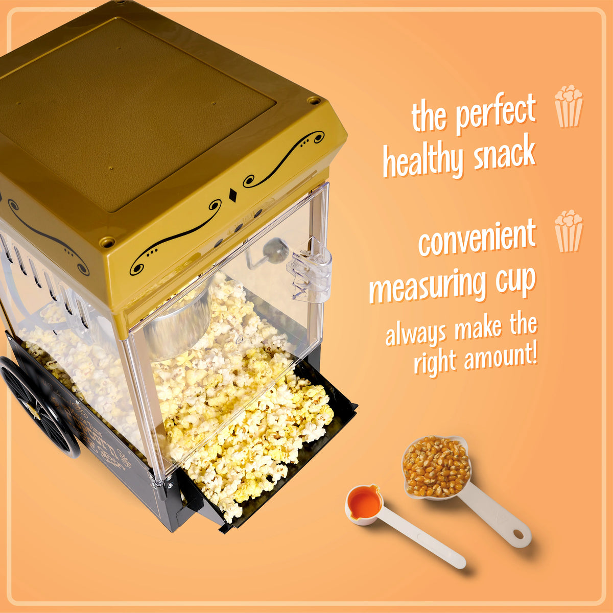 Black 2.5 oz Popcorn Maker L195107