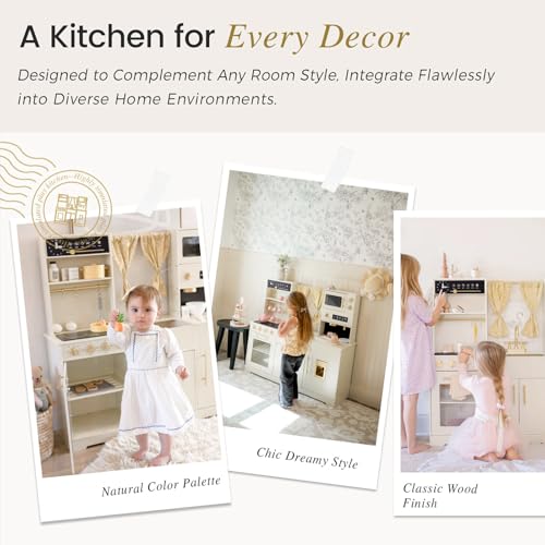 Wooden Play Kitchen Set I5864